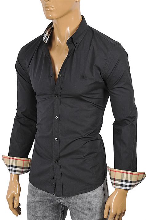 burberry dress shirt mens cheap|burberry men's long sleeve shirts.